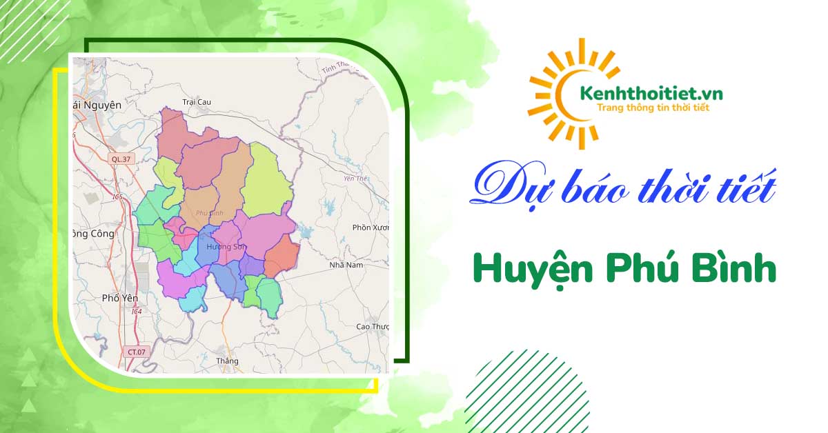 Dự báo thời tiết huyện Phú Bình