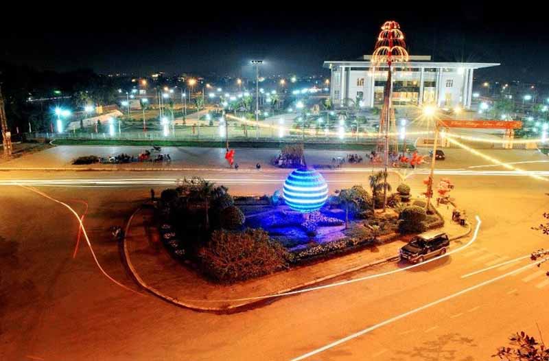 Thành phố Tuyên Quang về đêm