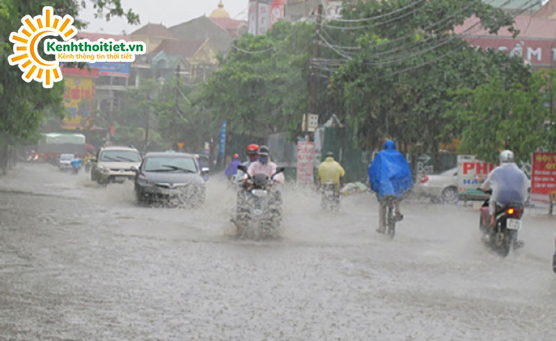 Lượng mưa ở Thái Bình